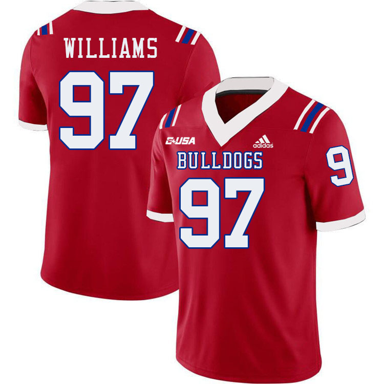 Milton Williams Louisiana Tech Jersey,LA Tech Bulldogs Football Jerseys,Uniforms,Gears-Red